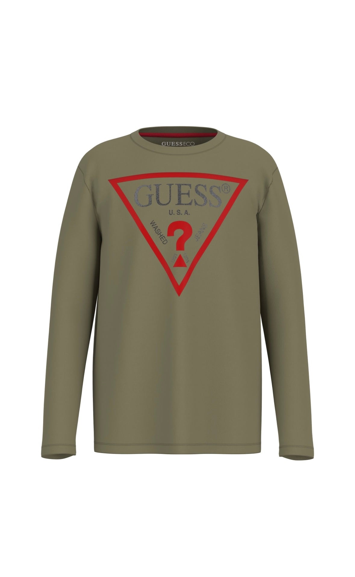 Camiseta manga larga para chico GUESS