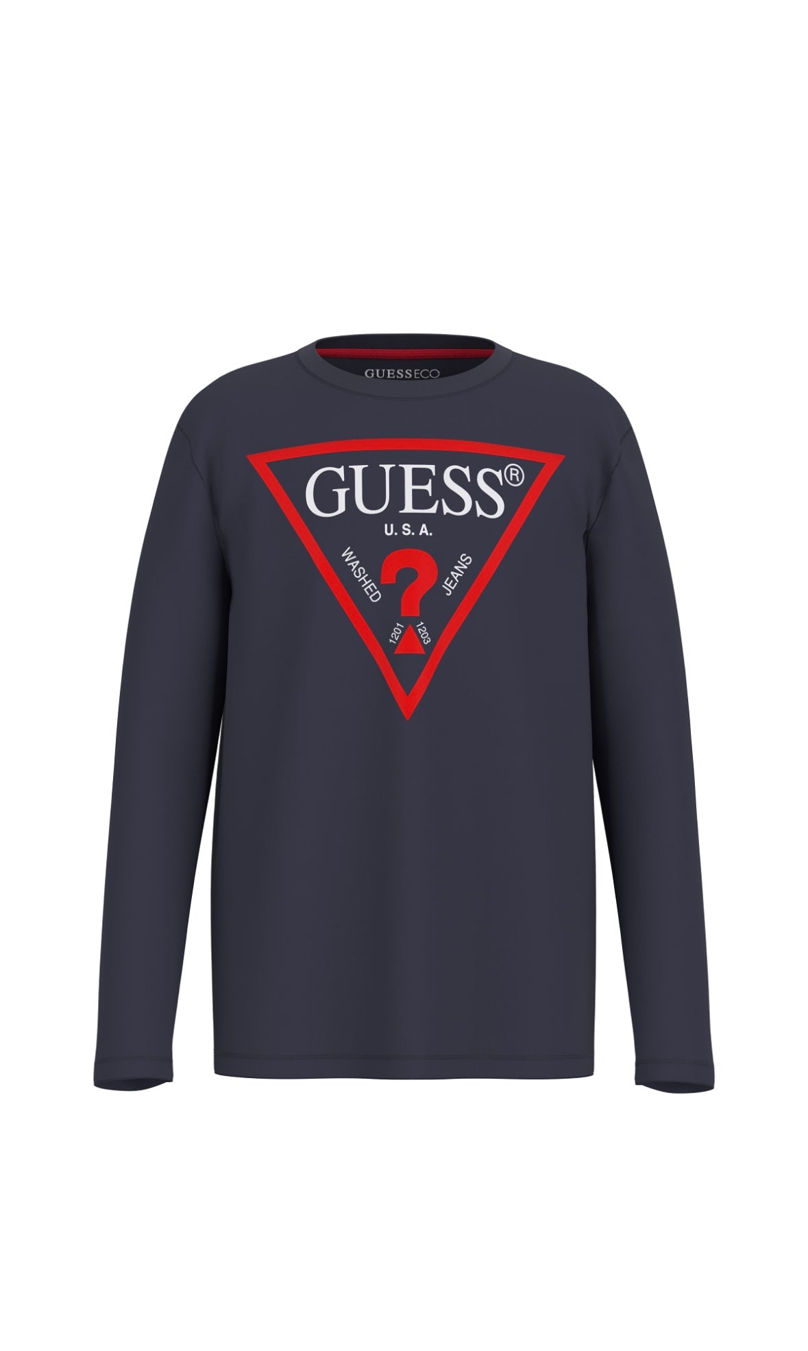 Camiseta manga larga para chico GUESS