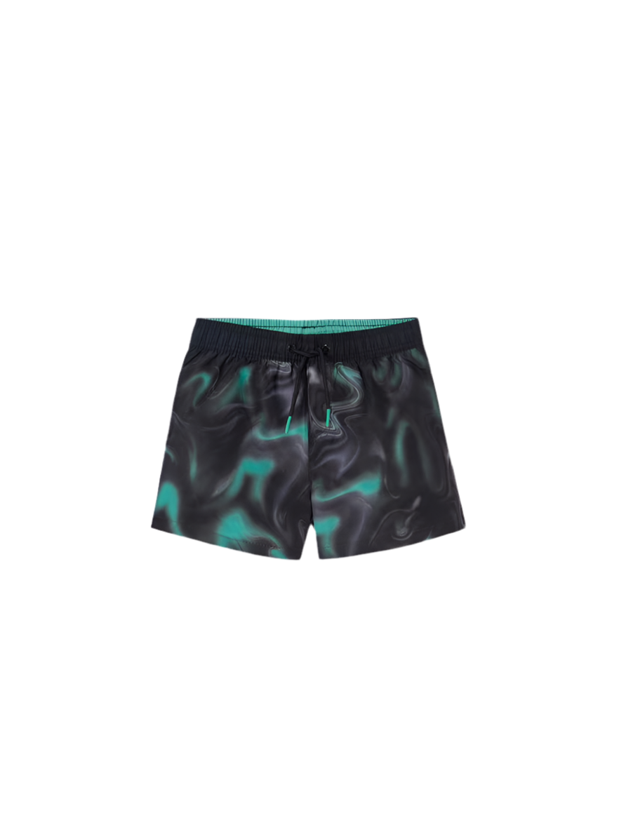 Bañador bermuda estampado poliéster reciclado chico Mayoral