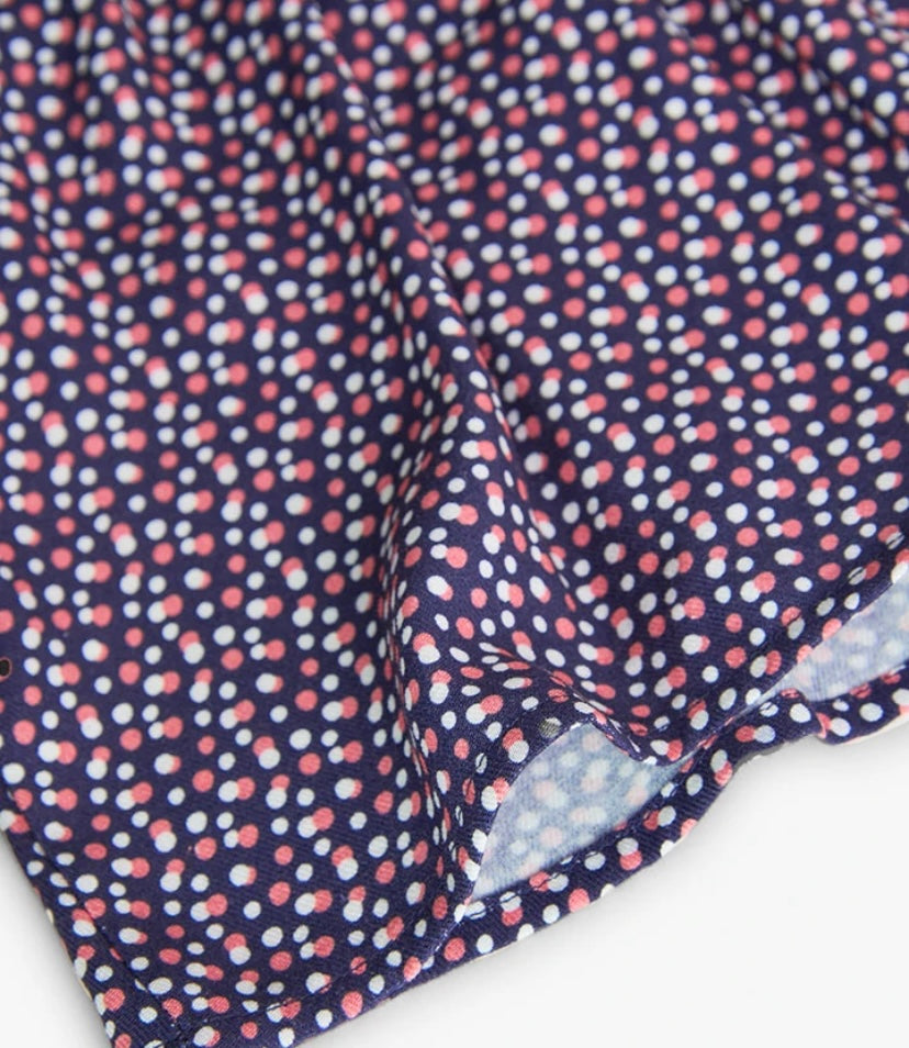Blusa viella estampado de topitos para bebé niña Boboli