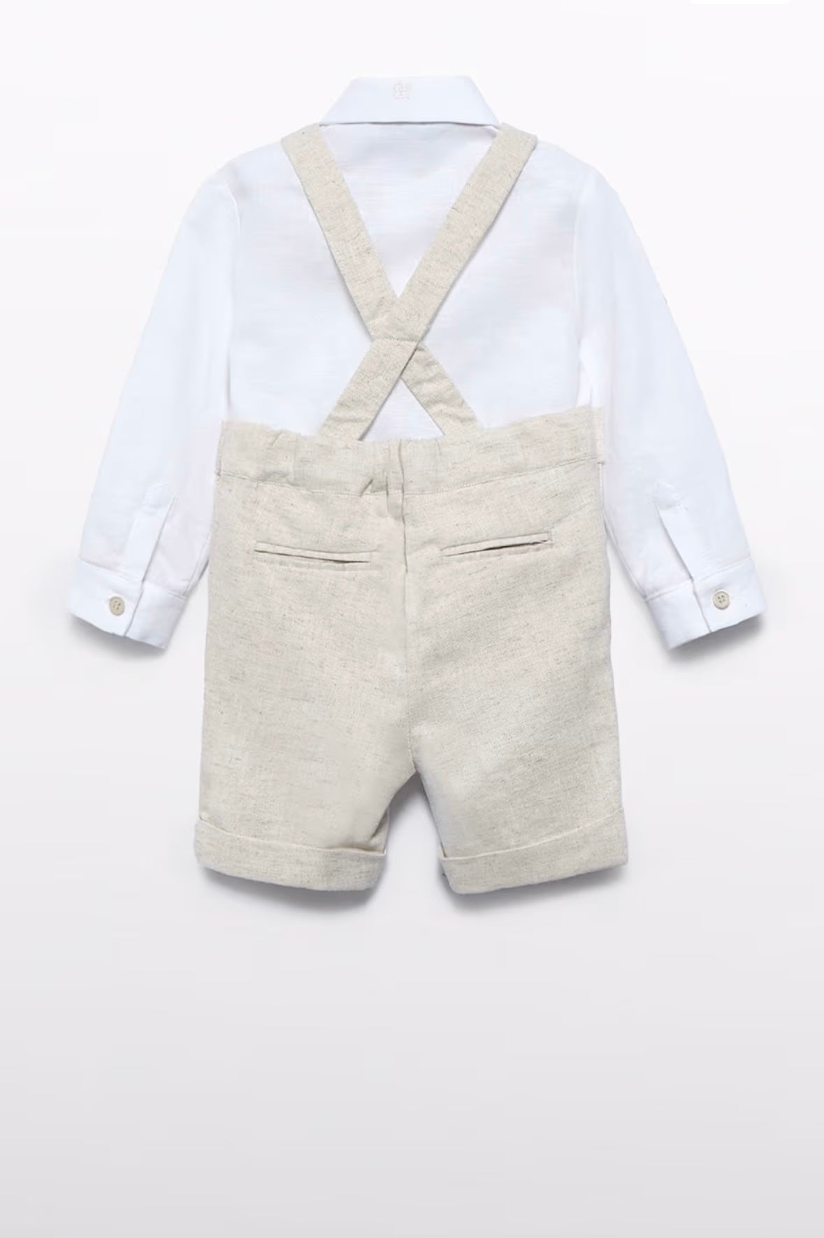 Conjunto Bermuda Tirantes Bebé Abel & Lula
