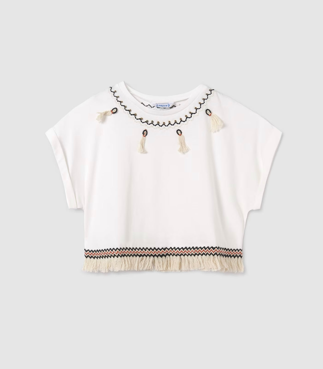 Camiseta flecos Better Cotton chica Mayoral