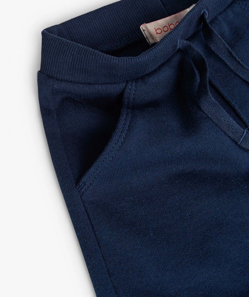 Conjunto de felpa para bebé niño sudadera y pantalón en azul Boboli