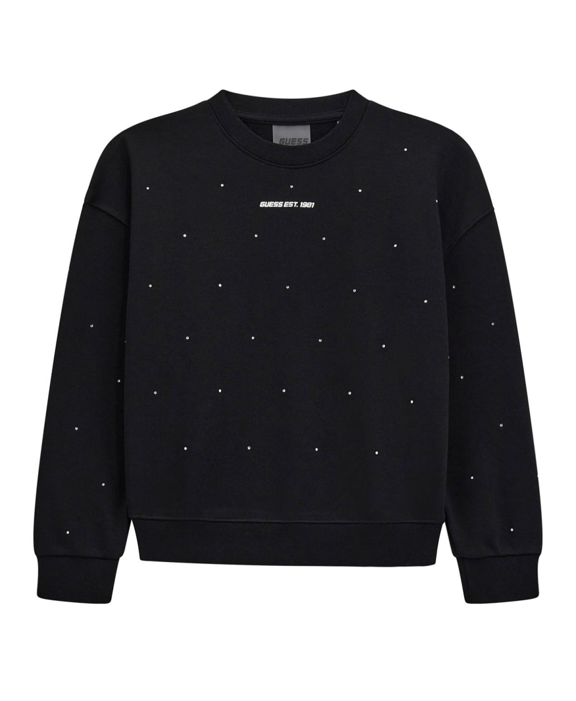 Sudadera color negro para niña GUESS