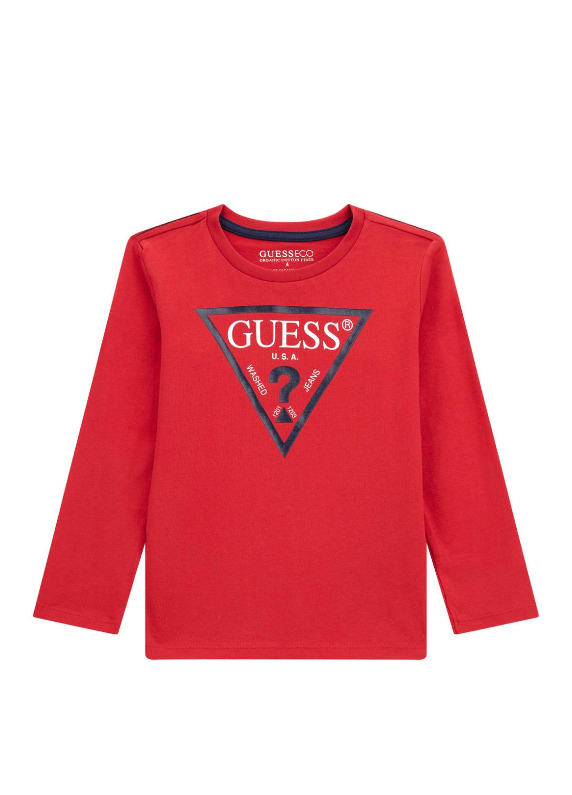 Camiseta manga larga para niño GUESS