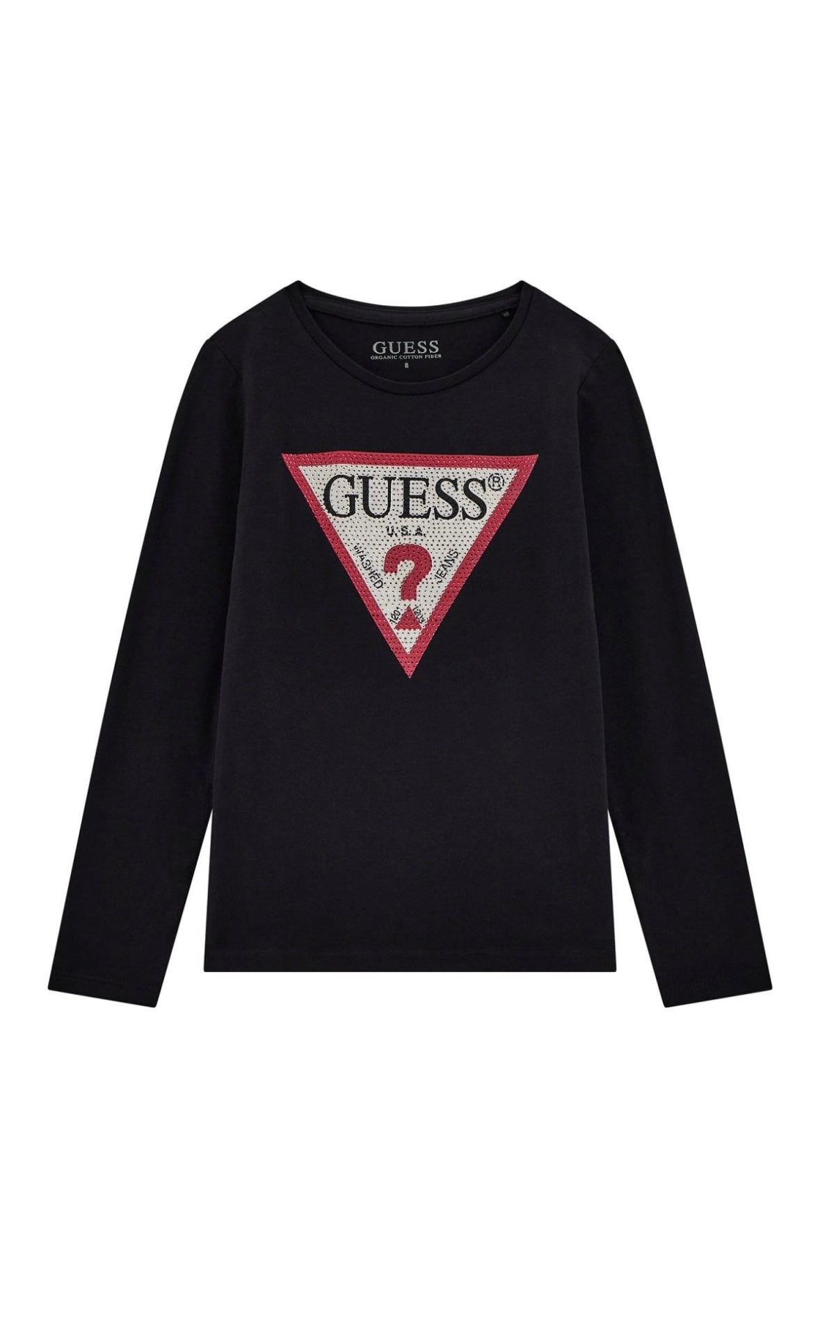 Camiseta manga larga para niña GUESS