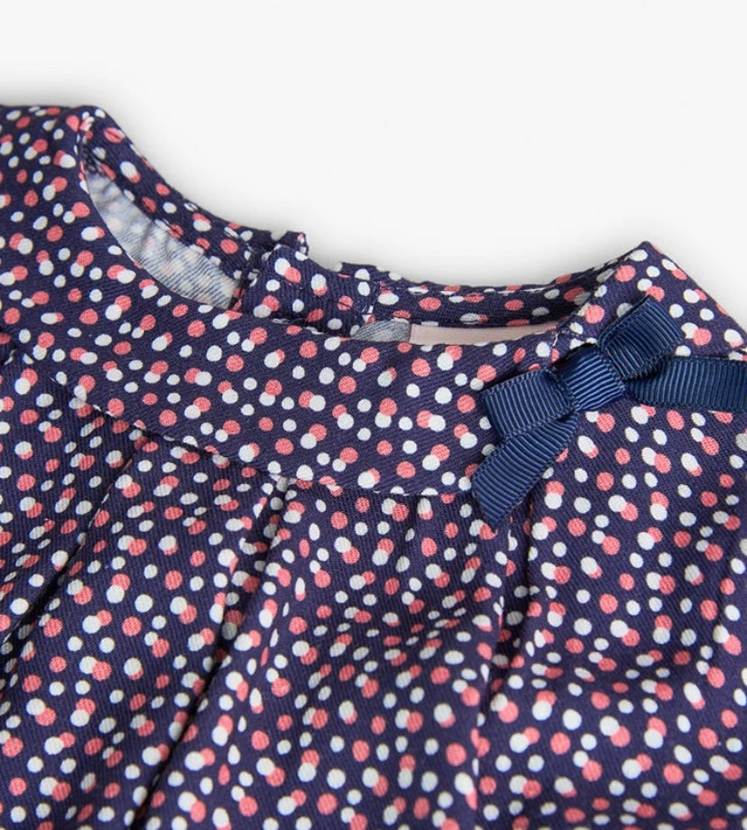 Blusa viella estampado de topitos para bebé niña Boboli