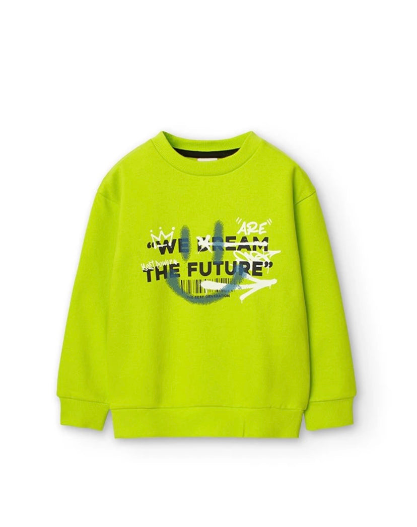 Conjunto de niño en verde lima Boboli