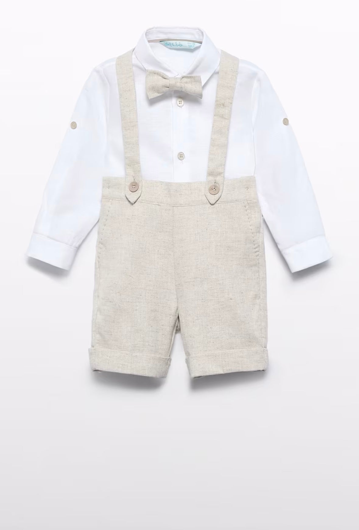 Conjunto Bermuda Tirantes Bebé Abel & Lula