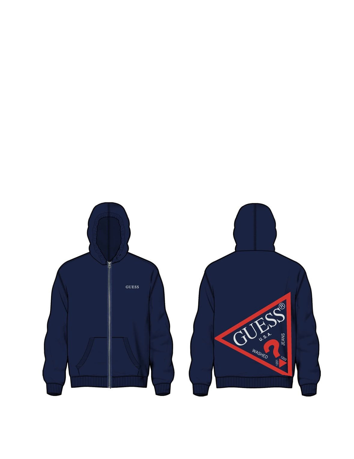 Chaqueta con cremallera para niño GUESS