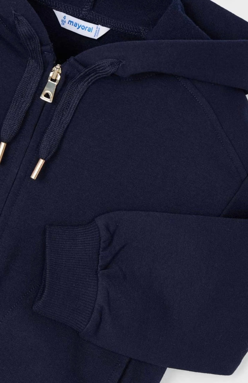 Sudadera cremallera niña Mayoral
