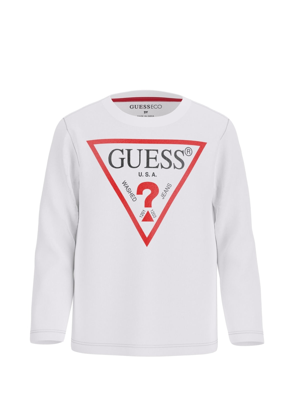 Camiseta manga larga para niño GUESS