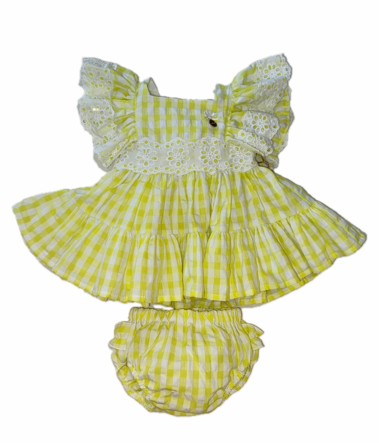 Vestido cuadros Muxia Alhuka