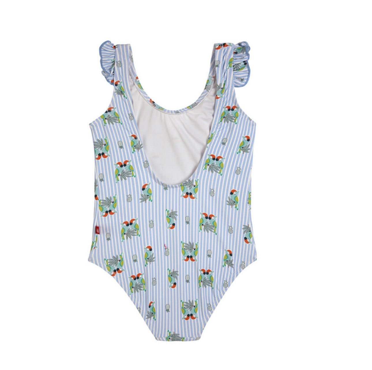 Bañador upf50 little tropic con volantes AZUL BEBE Cóndor