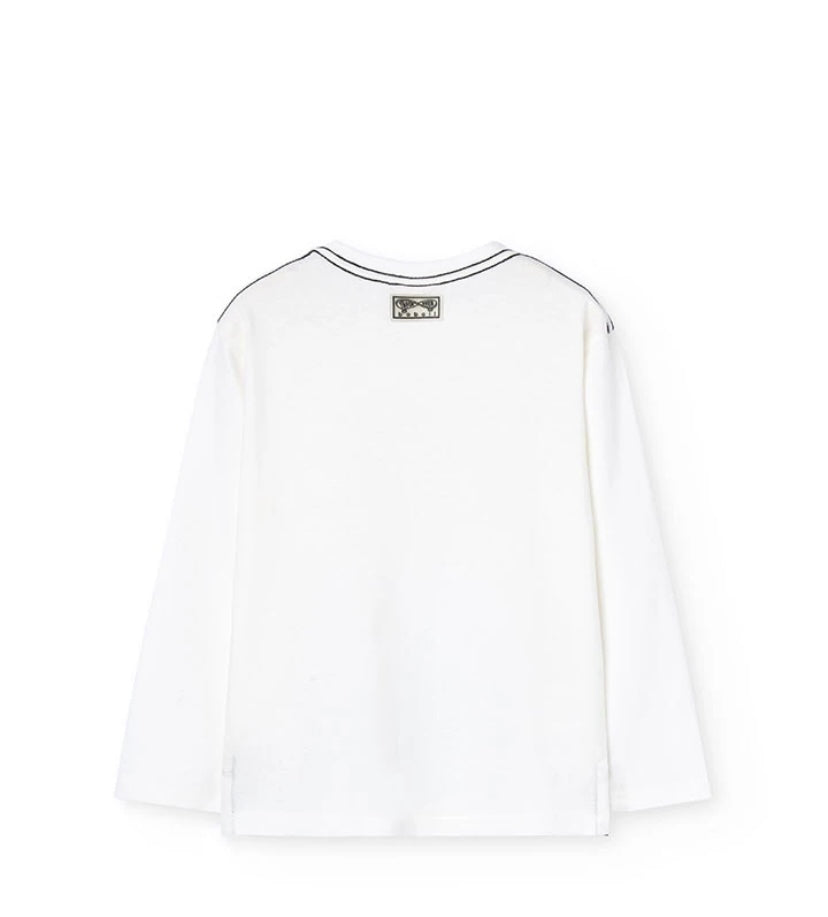 Camiseta de punto para niño estampado Boboli