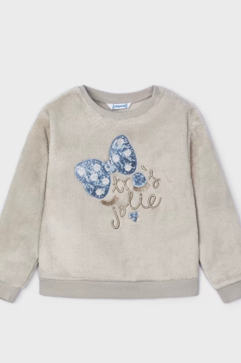 Sudadera pelo niña Mayoral