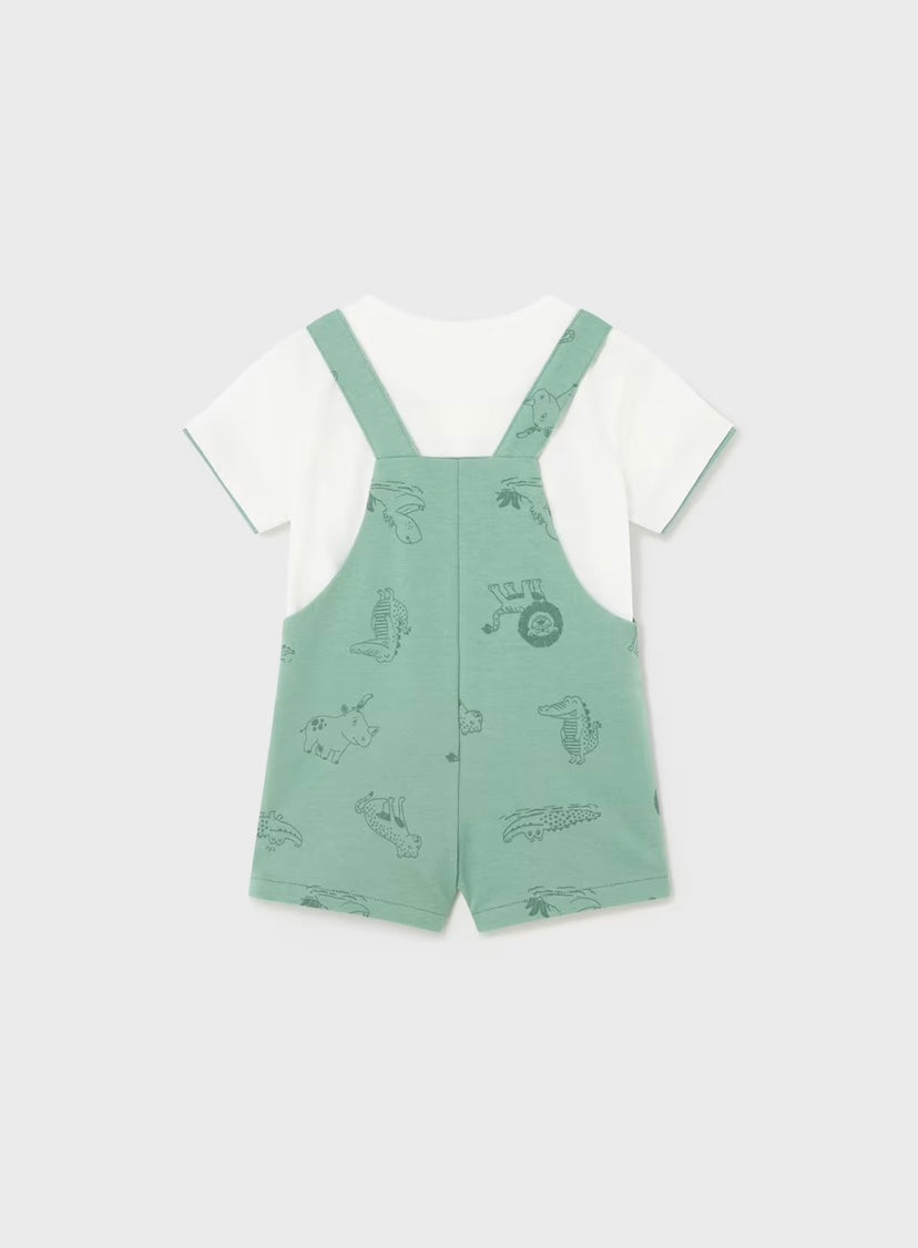 Conjunto 2 piezas peto y camiseta bebé Mayoral