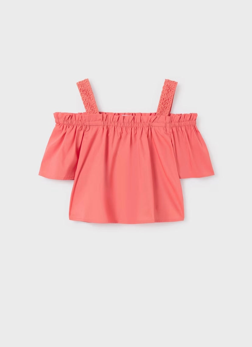 Blusa popelín chica Mayoral