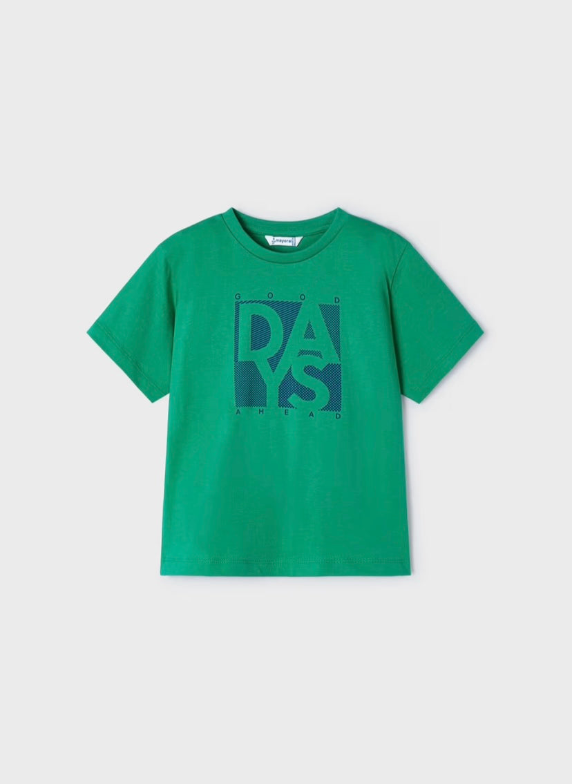 Camiseta texto Better Cotton niño Mayoral