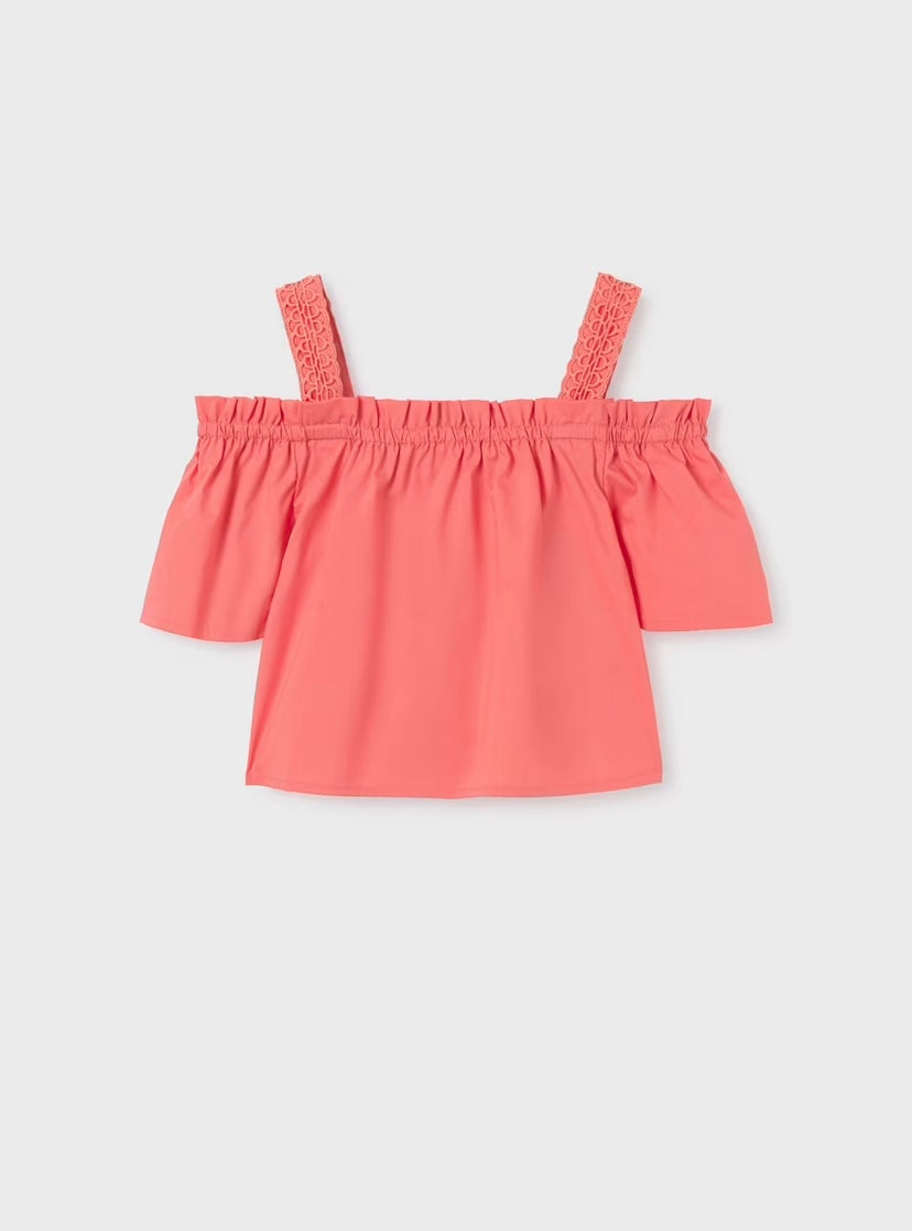 Blusa popelín chica Mayoral