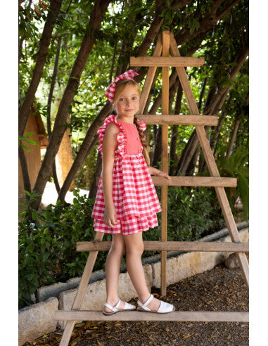 Vestido Marbella cuadros Alhuka