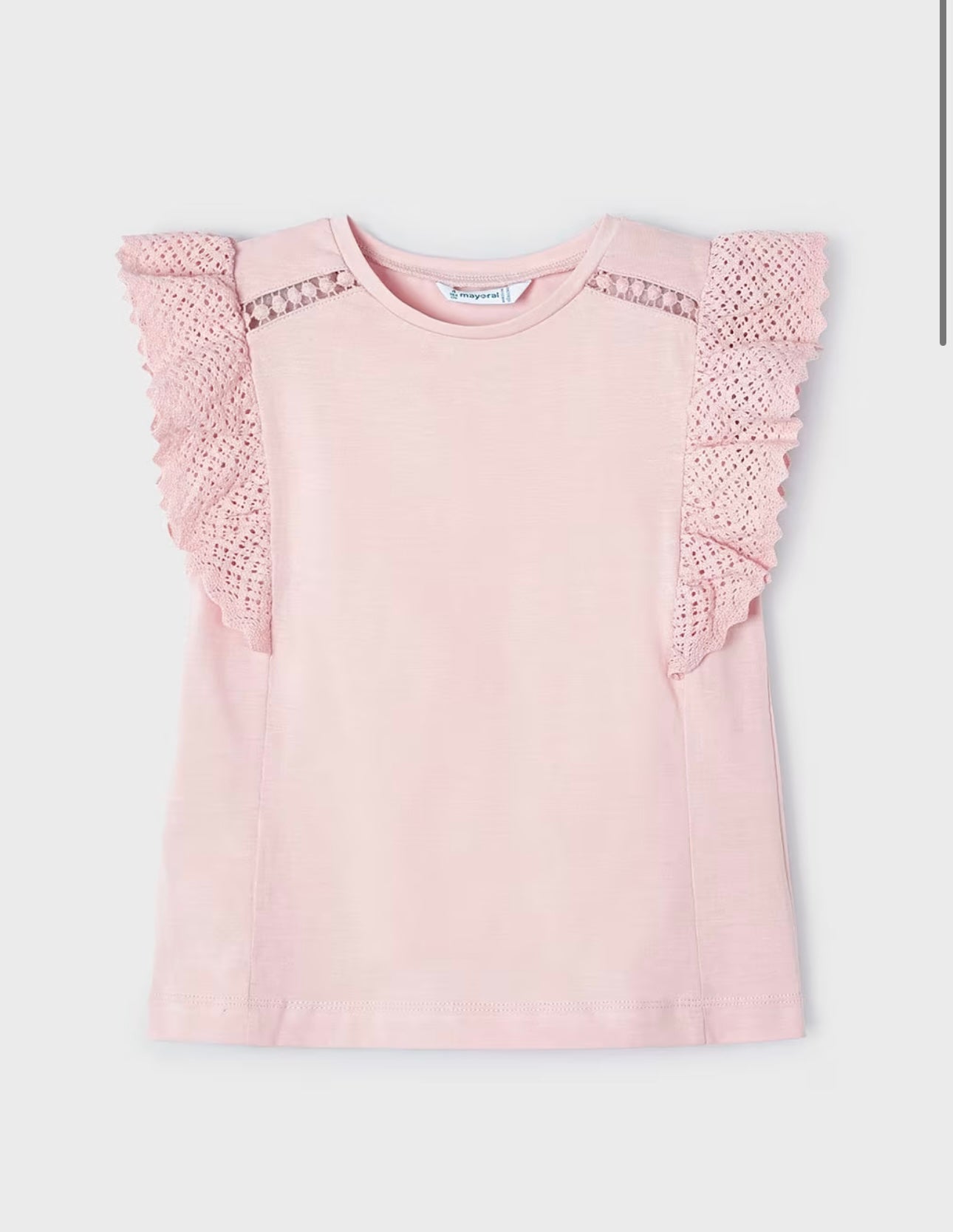Camiseta croché Better Cotton niña Mayoral