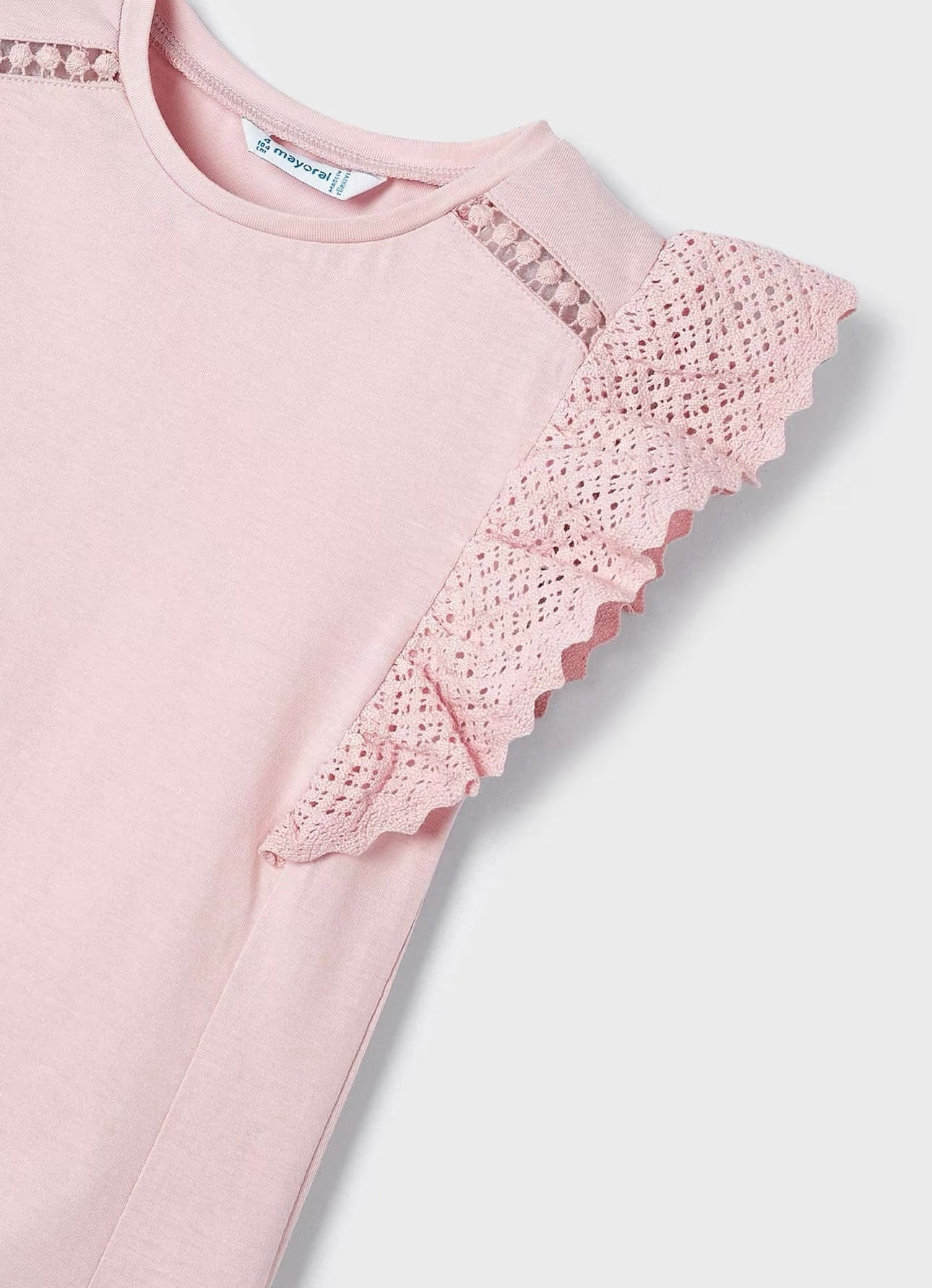 Camiseta croché Better Cotton niña Mayoral