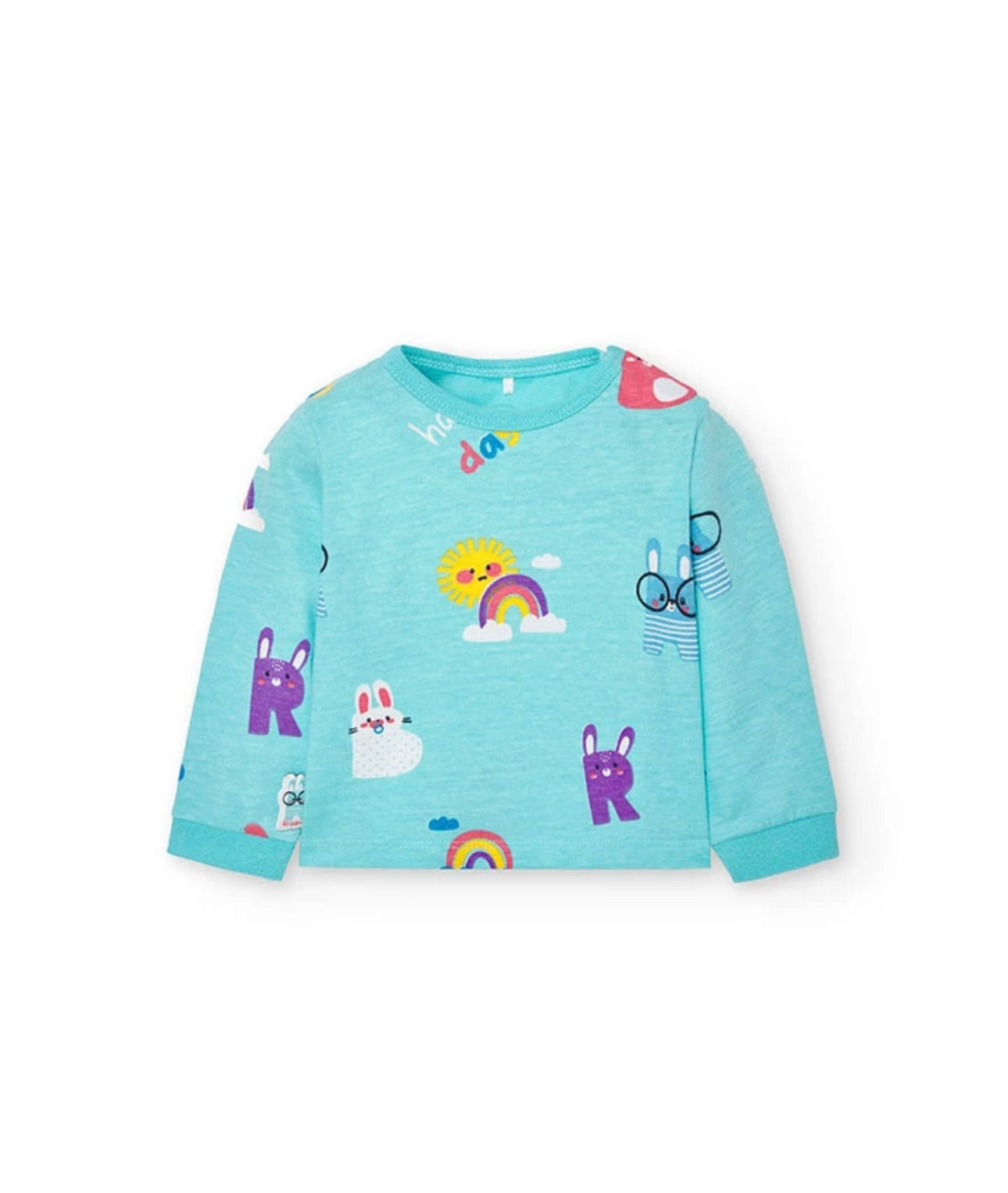 Pack de punto combinado estampado de bebé Boboli
