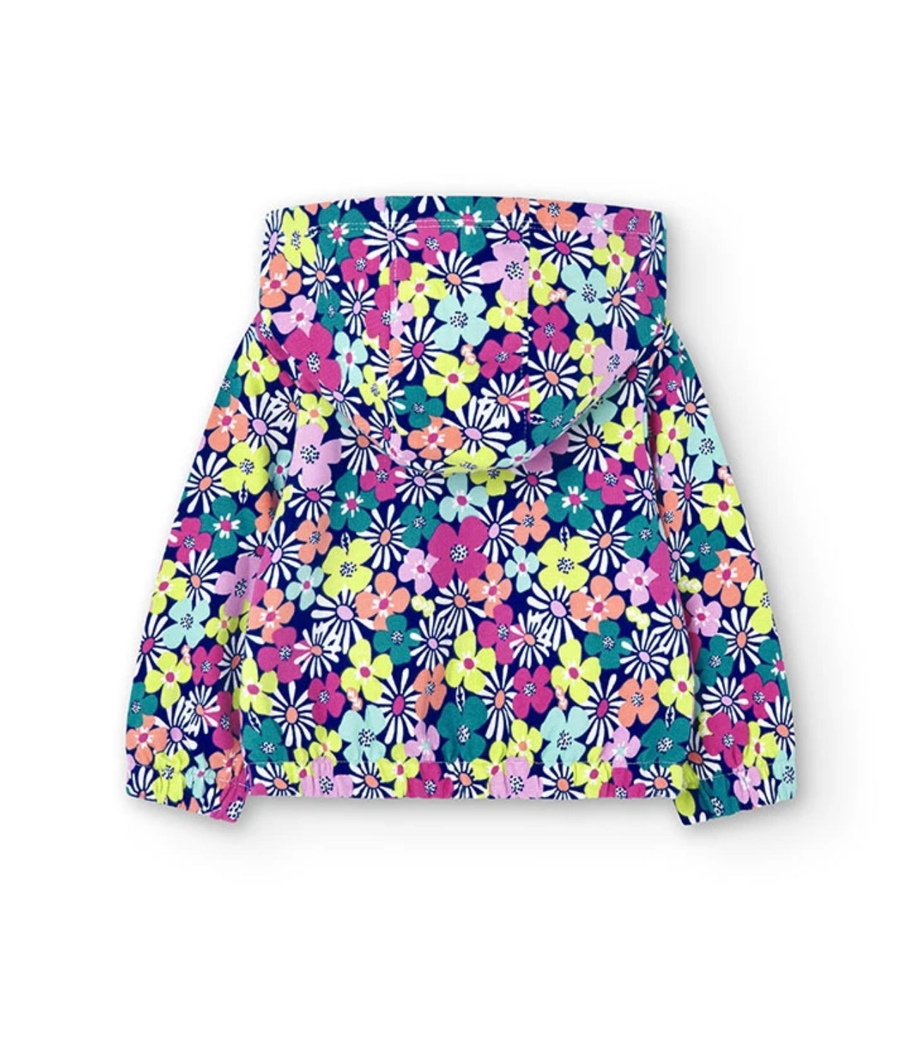 Chaqueta de felpa de bebé niña con estampado de flores Boboli