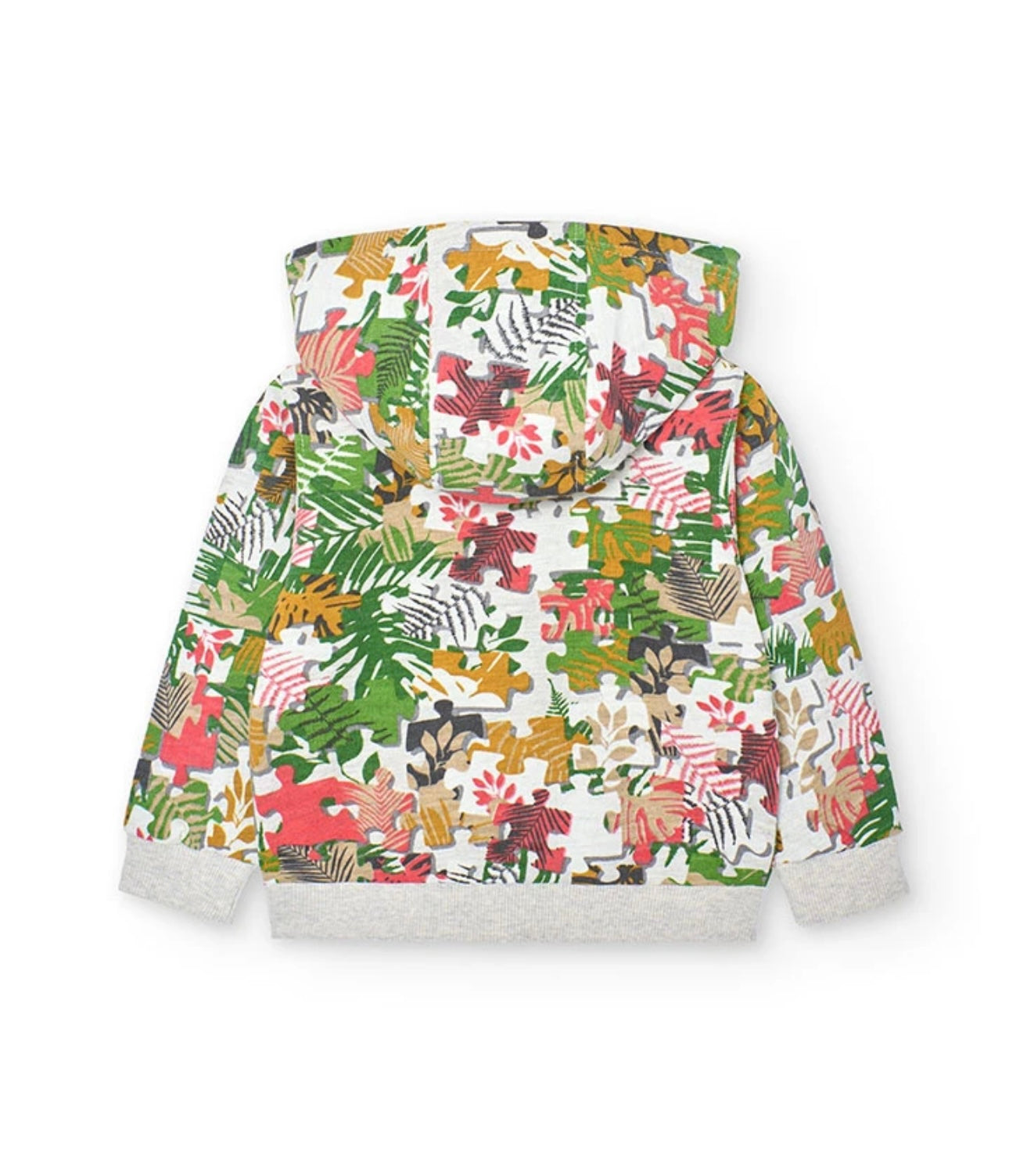 Chaqueta de felpa estampada de bebé niño Boboli