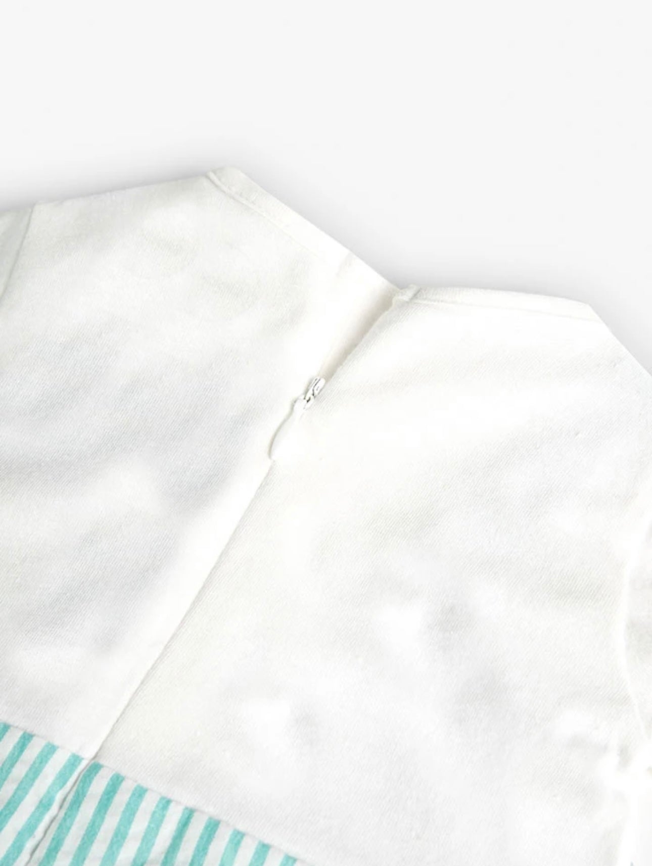 Pelele de punto combinado de bebé en blanco Boboli