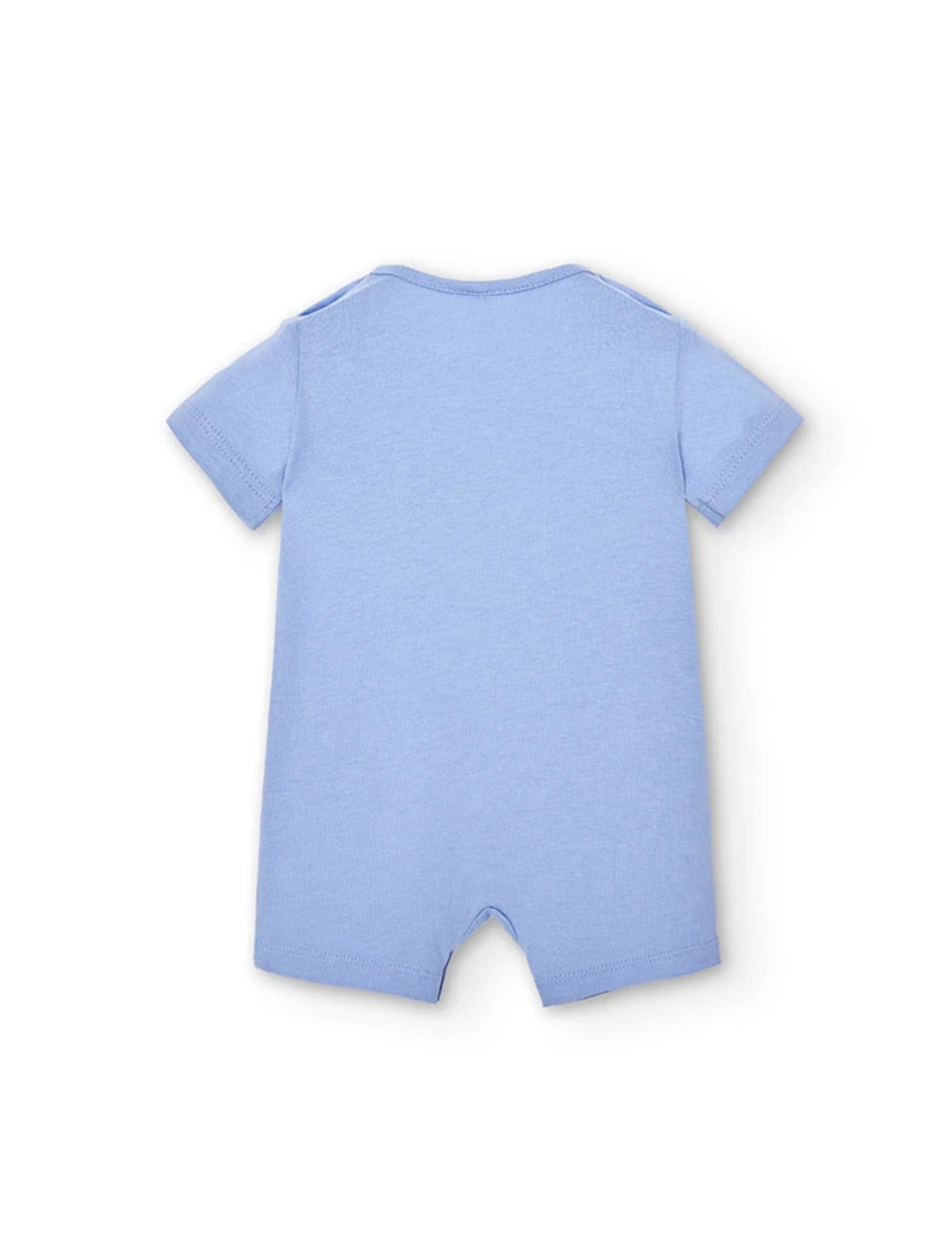 Pelele de punto de bebé en azul Boboli