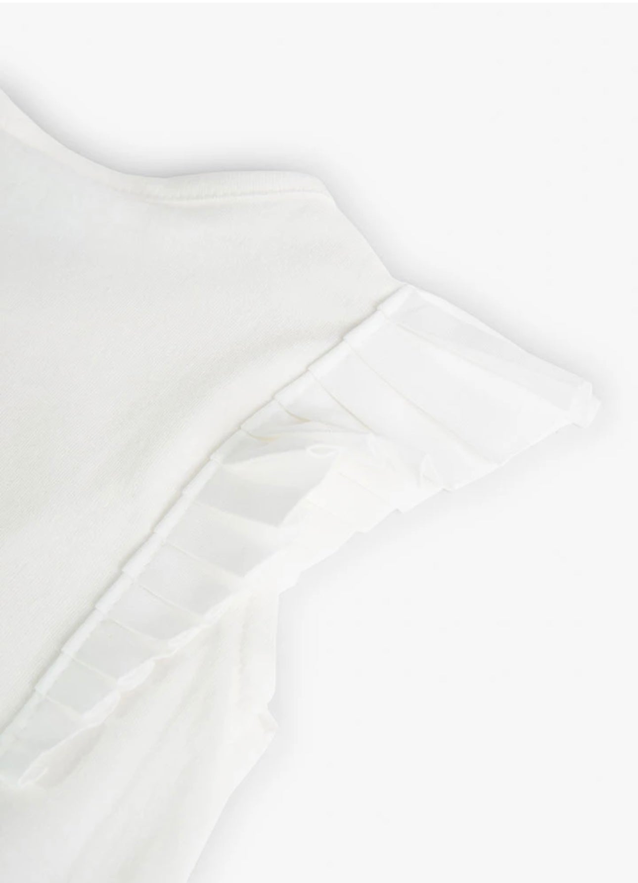 Camiseta de punto de bebé niña en blanco Boboli