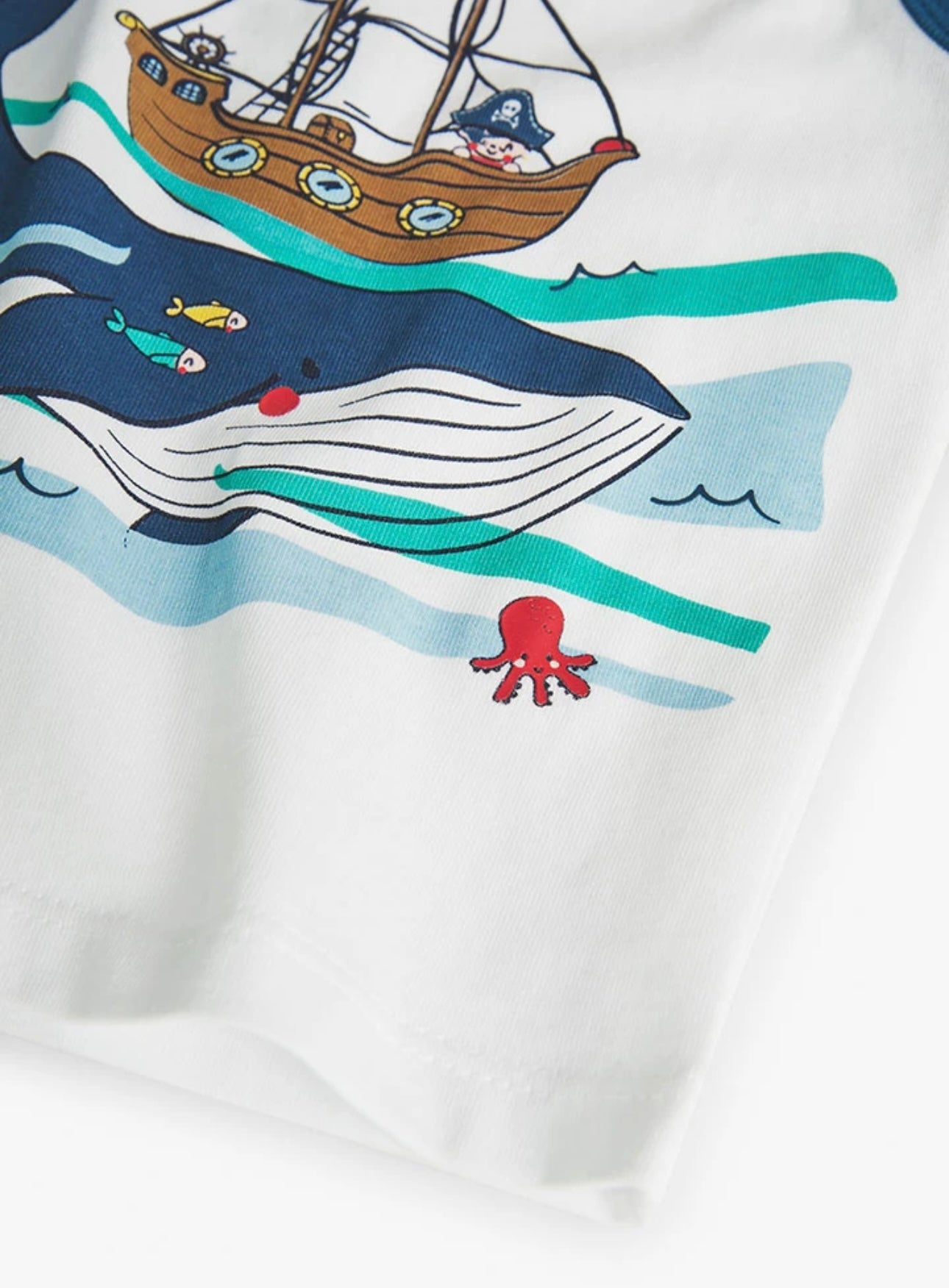 Camiseta de punto de tirantes de bebé niño en blanco Boboli