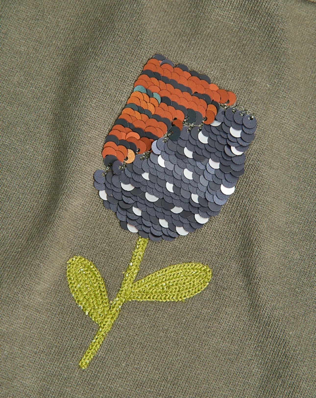 Sudadera felpa de bebé niña tulipan bordado Boboli