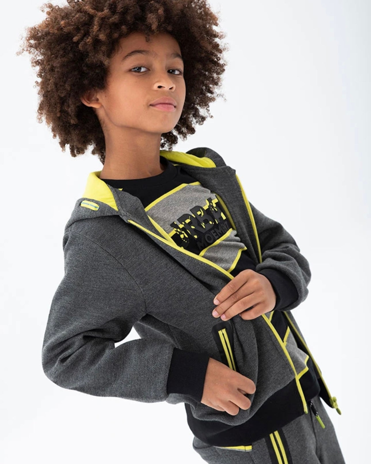 Chaqueta punto fantasía de niño gris vigoré Boboli