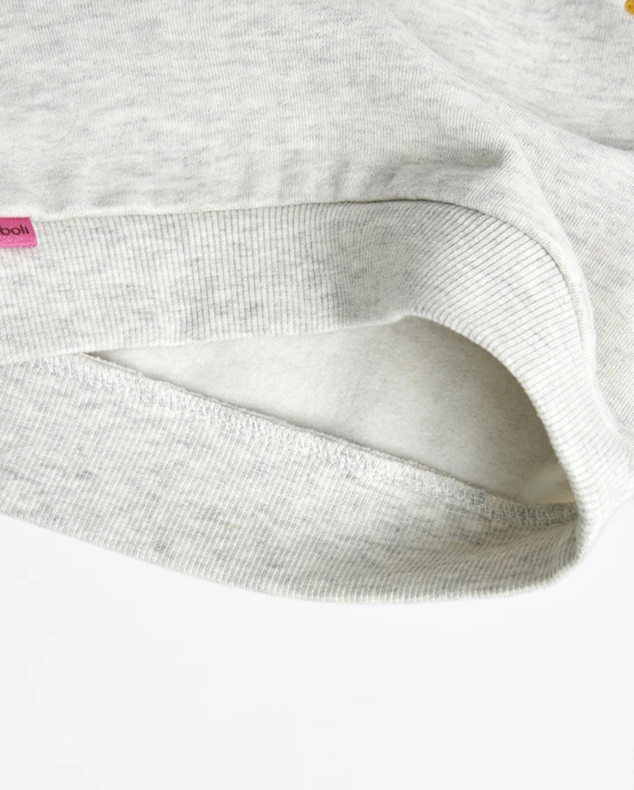 Sudadera felpa de bebé niña bordado flores Boboli