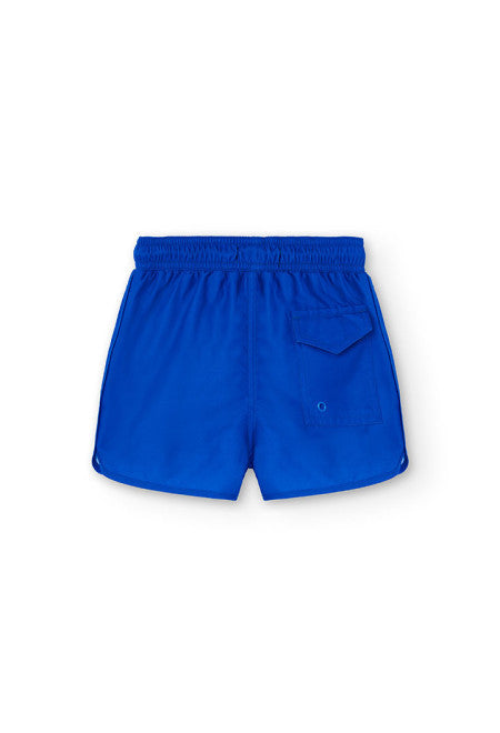 Bañador estampado de niño en color azul Boboli