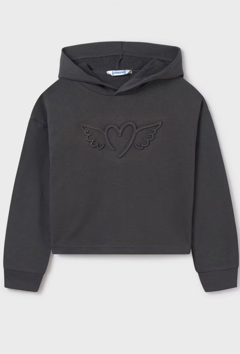 Sudadera corazón chica Mayoral