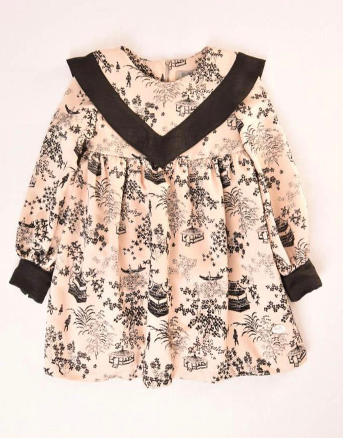 Vestido  flocado niña José Varón