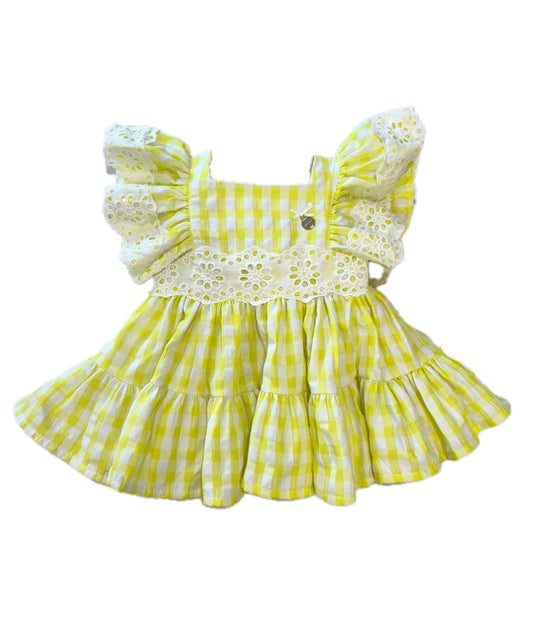 Vestido cuadros Muxia Alhuka