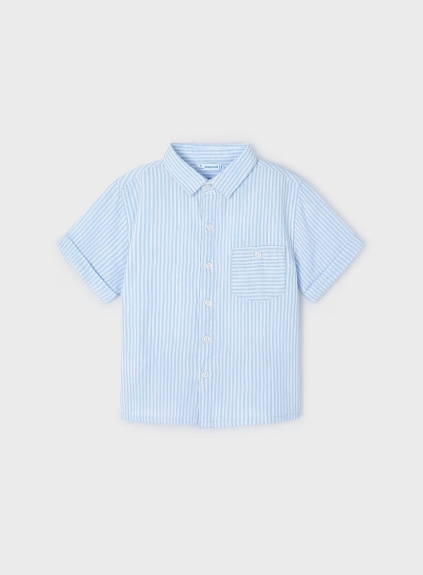 Camisa rayas bambula Better Cotton niño Mayoral