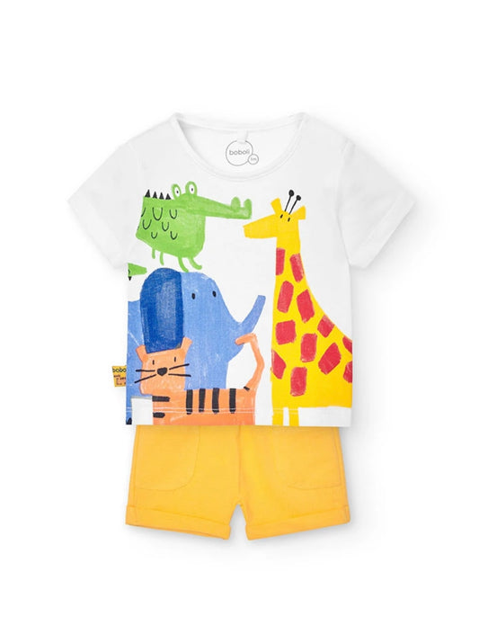 Pack de punto de bebé niño en blanco Boboli