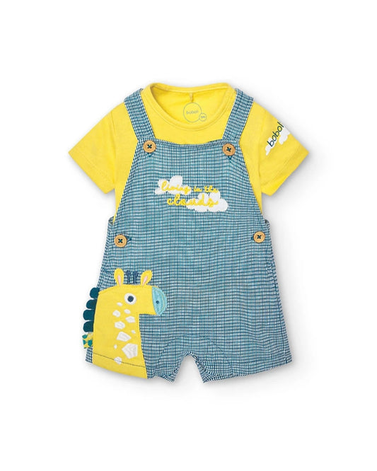 Pack de punto de bebé niño en amarillo Boboli